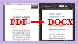 Cara Aman Mengubah File PDF ke DOCX (Ms Word)