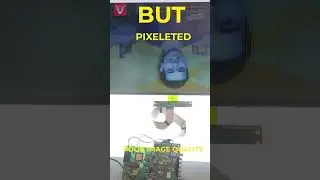 TCL TV PIXELETED IMAGE #shorts