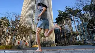 25min Easy Run - What is it like to run in Seoul, Korea? | Treadmill Virtual Running with Sung