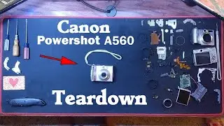 Canon Powershot A560 Teardown
