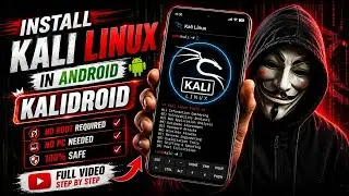 📱 Run Full Kali Linux on Android | No Root | No PC | Kalidroid Tutorial | Telugu 