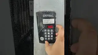 установка кода на необычный цифрал #домофоны