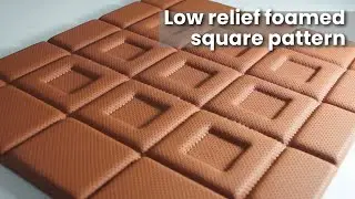 Low Relief Foamed Square Pattern - Auto Upholstery/Furniture