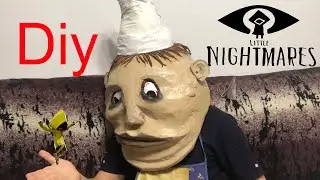 Как сделать маску ПОВАРА из бумаги/Little Nightmares