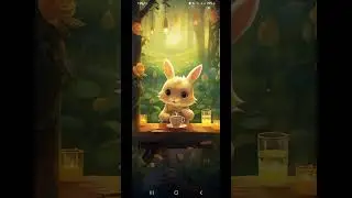 Best Samsung themes : Little princess rabbit theme.#samsung #samsungthemes