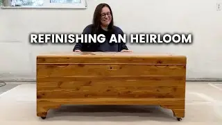 $25 Thrift Find Turned Heirloom! Restoring a Solid Cedar Chest1