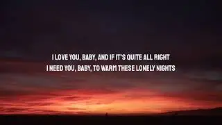 Surf Mesa - ILY(I love you baby) [Lyrics]
