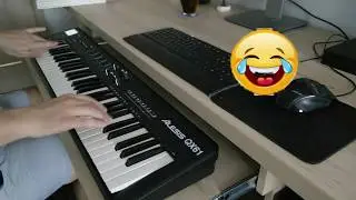 How to play live a song on Alesis QX61 MIDI keyboard and Ableton