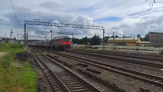 тэп70 0262 в токсово с поездом Санкт-Петербург-Костомукша