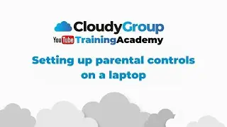 Setting up parental controls on a laptop with a Microsoft Family Account