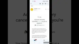 Gmail password account recovery cancelled because you're Sign in problem fix