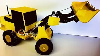 Rc Wheel Loader Making, how to make Rc Tractor Loader (Syringe Hydraulic)