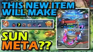 SUN ITEM BUILD AND EMBLEM TALENT CONFIGURATION || MOBILE LEGENDS ADVANCED SERVER UPDATE