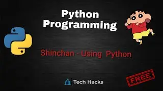 Shinchan Using Python Programming | Simple Mini Project | Enjoy Programming | Free Download 💯