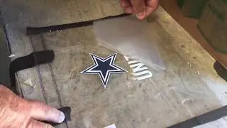 How to print clear vinyl stadium bags