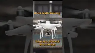 DJI drone was used to create 3D model for Black Myth: Wukong #drone #gaming #dji