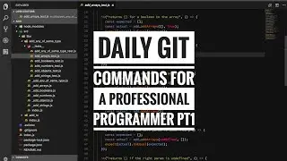Daily git commands for a professional programmer pt1