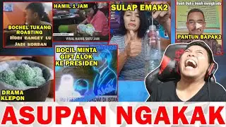 MINTA GIFT ALOK KE PRESIDEN, SULAP EMAK2, PANTUN BAPAK2, H4MIL 1 JAM, DRAMA KLEPON - ASUPAN NGAKAK