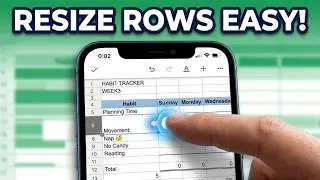 How To Resize Rows in Google Sheets and More!  Complete Guide to Rows in Google Sheets.