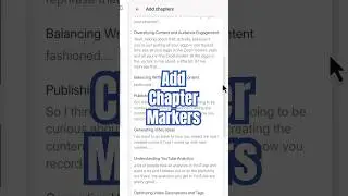 Descript Underlord Add Chapter Markers with AI | Tip 057 #descript #underlord