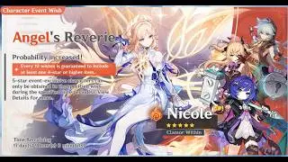 Genshin Impact PC | Nicole 5★ Character Pulls 🔥 | Lucky Wishes & Summon Gameplay