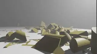 Volumetric lighting and destruction test