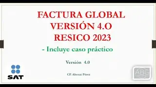 RESICO FACTURA GLOBAL