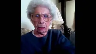 103 year old grandma amazed at technology of iPad! Hillario
