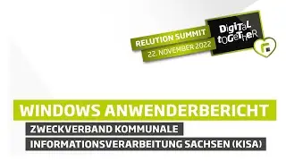 Relution Summit 2022 – Windows Anwenderbericht