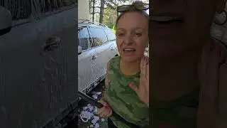 At the car wash