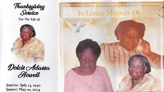 DOLCIS HOWELL THANKSGIVING SERVICE