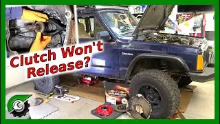 XJ Clutch Not Releasing: Throwout bearing and clutch fork Spring