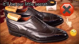 MY SECRET TO SHINING BLACK SHOES: SHINE TUTORIAL AND DONATION: Allen Edmonds McAllisters