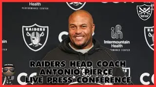 Must-Watch: Raiders HC Antonio Pierce LIVE Conference
