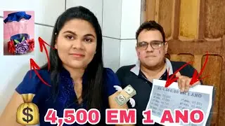 DESAFIO DOS 12 MESES PARA GUARDAR DINHEIRO - 4,500 EM UM ANO | Ei casei - Laisa Silva