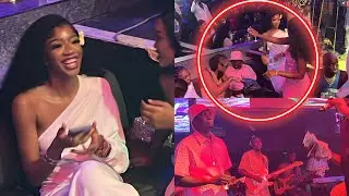Hé hé ❤️ Kiné Ndiaye Rose débarque avec Ndiaye Dollars à la Soirée de Wally Séck...