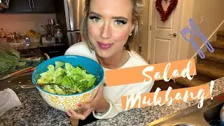 Vegan Mukbang! Creamy Salad!
