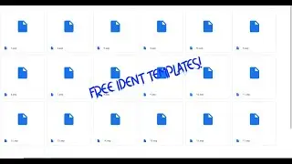 FREE INSANE EDITED BY IDENT TEMPLATES! (ONLY WORK IN AFTER EFFECTS!) 