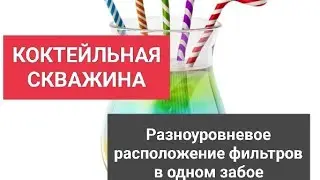 КОКТЕЙЛЬНАЯ СКВАЖИНА. РАЗНОУРОВНЕВАЯ ОБСАДКА В ОДНО ДУПЛО.