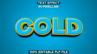 Cold Text Effect in Pixellab | Text Effect Pixellab Plp File | Free Plp File