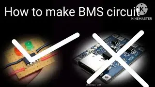 3.7v Battery Charging Circuit with BMS Protection  at Free COST, DIY 4.2 Battery charger, 3.7v BMS