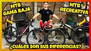 Comparación de una Mtb Gama baja 