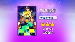 (Rolling Sky) Reindeers' Gift by Cheetah Mobile (All Gems & Crowns, Normal Ball)