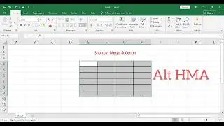Merge and Center Shortcut: Excel Pro Trick (Use THIS Instead!) 🚀