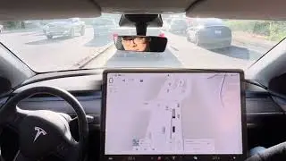 Tesla FSD V12 Hunting for Parking Spots?