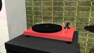 Turntable animated with Blender
