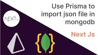 Use Prisma to import JSON file in MongoDB Database | Next Js App & prisma