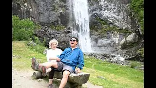 красивые деревни, римский мост, отпуск на велосипедах, красивенные водопады швейцарии