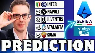 🇮🇹 PREDICTION sulla classifica di SERIE A 2024/25!