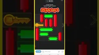 Hamster kombat mini game puzzle solve key 6 today 25 July 2024